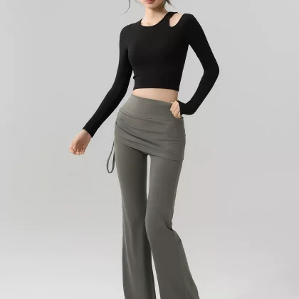 Custom Flare Yoga Pants Manufacturer for OEM ODM Activewear Brands