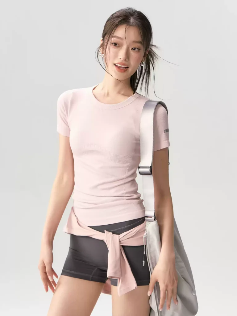 Premium seamless yoga top manufactured by an OEM Yoga Top Manufacturer for global activewear brands.