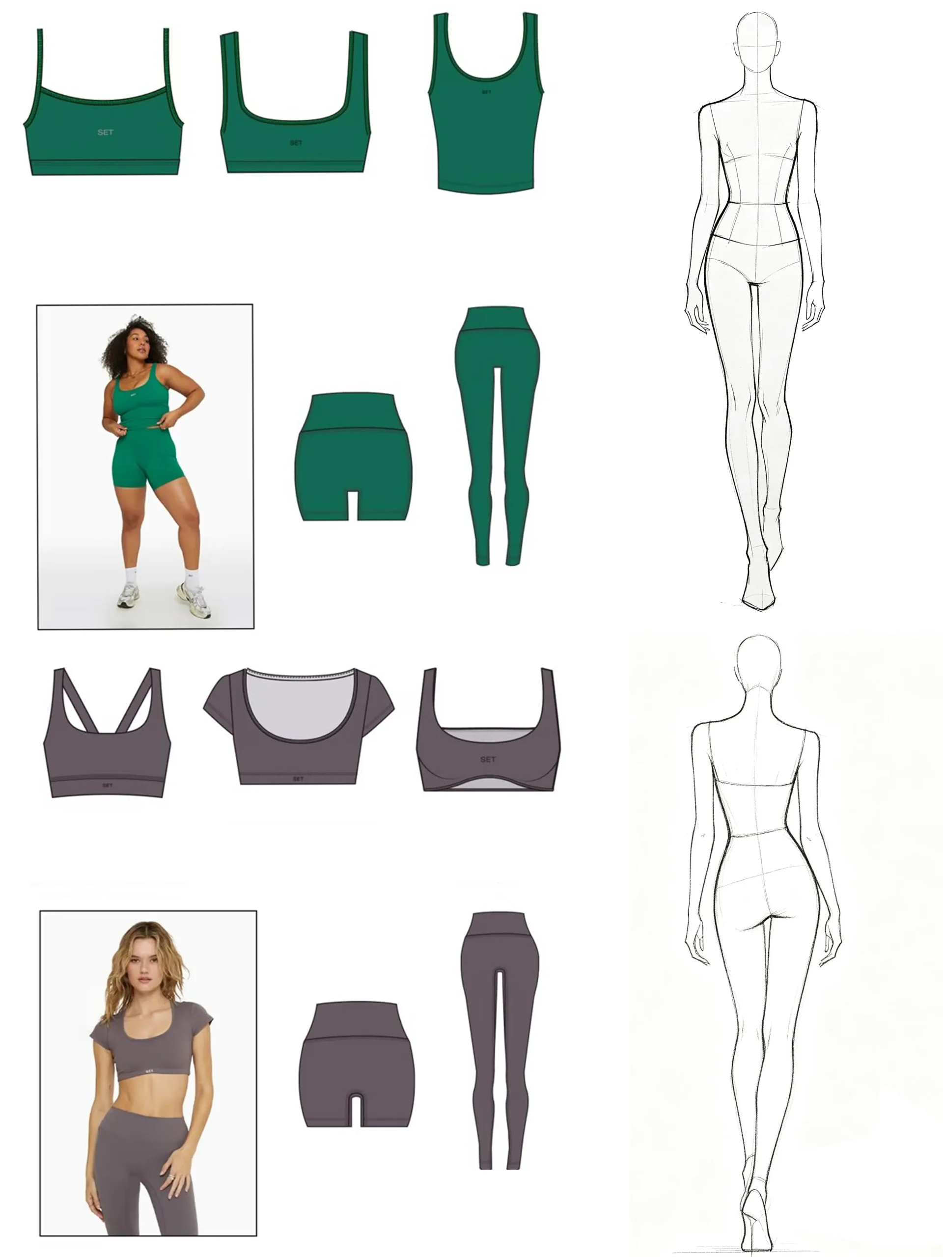 Activewear design concepts and sportswear product development