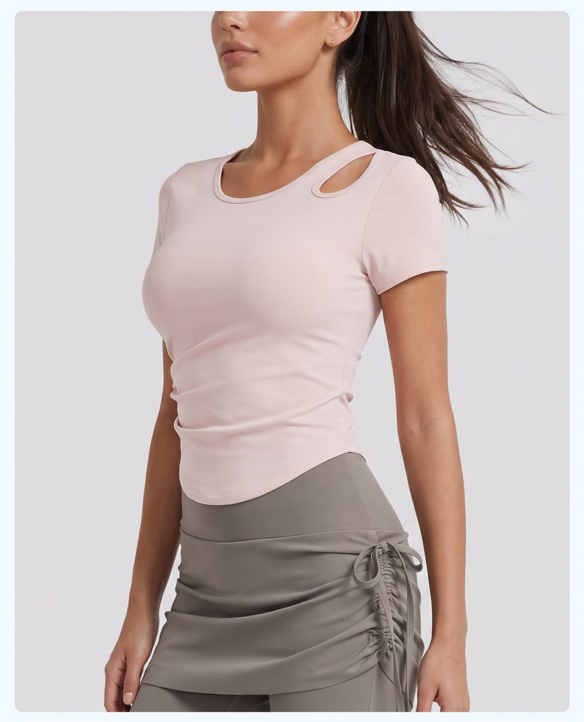 Women's Built-in Bra Yoga Top – Slim Fit & Stylish Activewear
