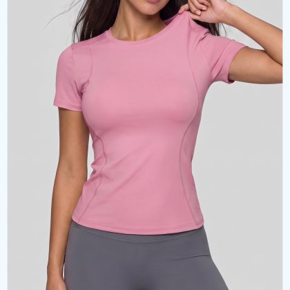 PPremium Women's Short Sleeve Yoga Top | Wholesale Activewear