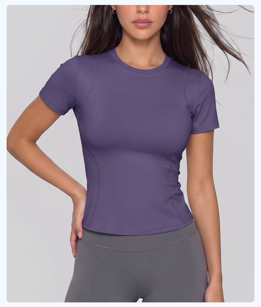 PPremium Women's Short Sleeve Yoga Top | Wholesale Activewear