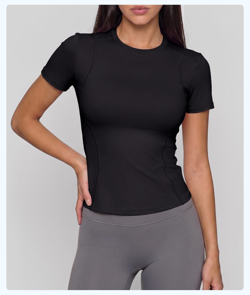 PPremium Women's Short Sleeve Yoga Top | Wholesale Activewear