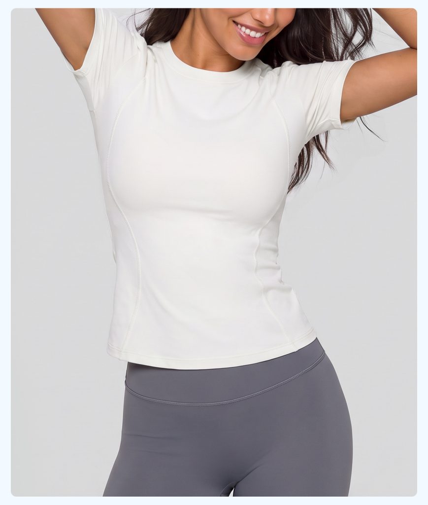 PPremium Women's Short Sleeve Yoga Top | Wholesale Activewear