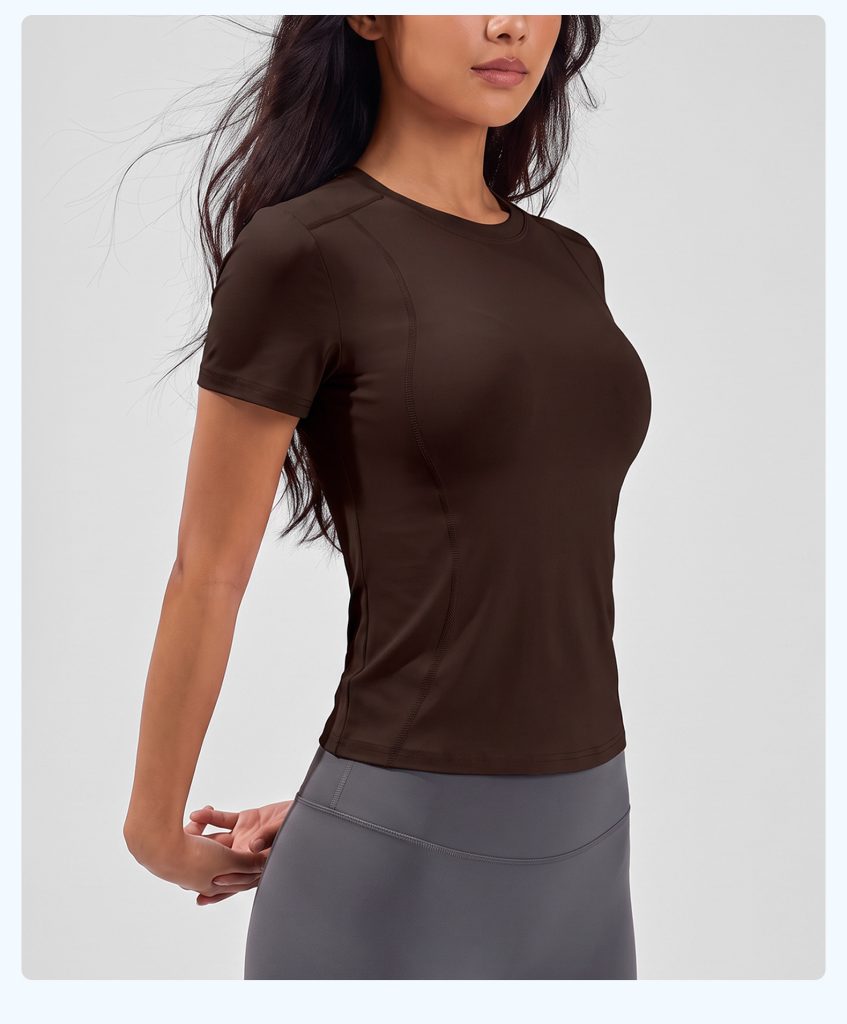 PPremium Women's Short Sleeve Yoga Top | Wholesale Activewear