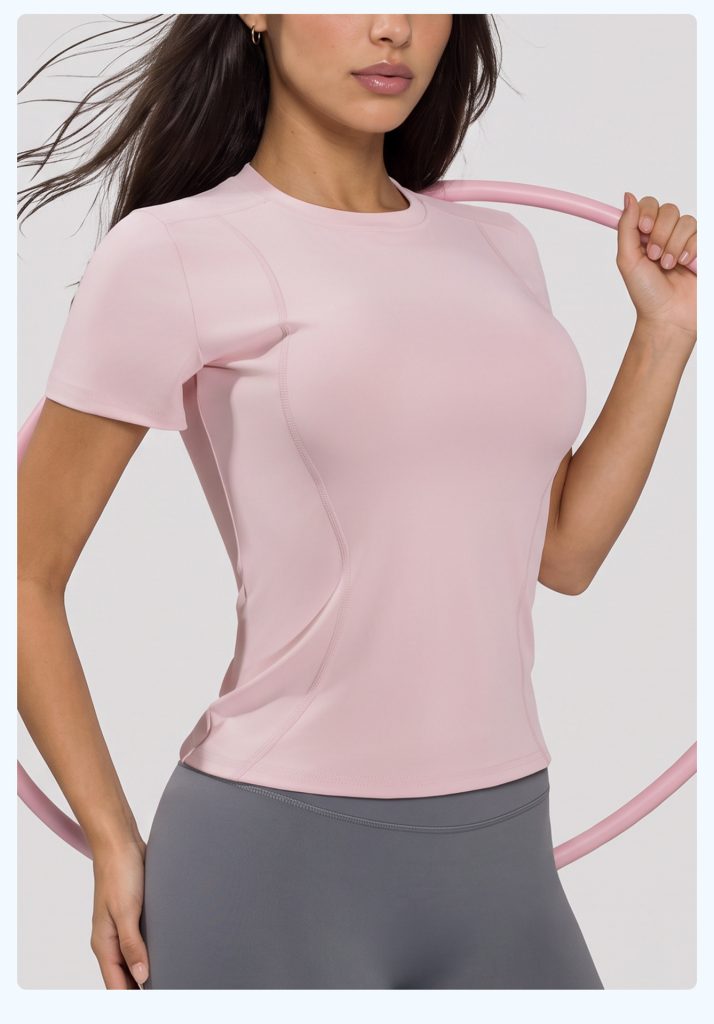 PPremium Women's Short Sleeve Yoga Top | Wholesale Activewear