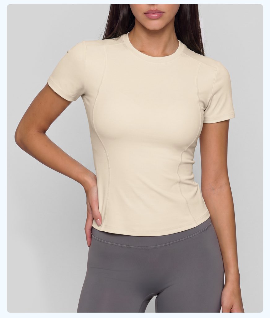 PPremium Women's Short Sleeve Yoga Top | Wholesale Activewear