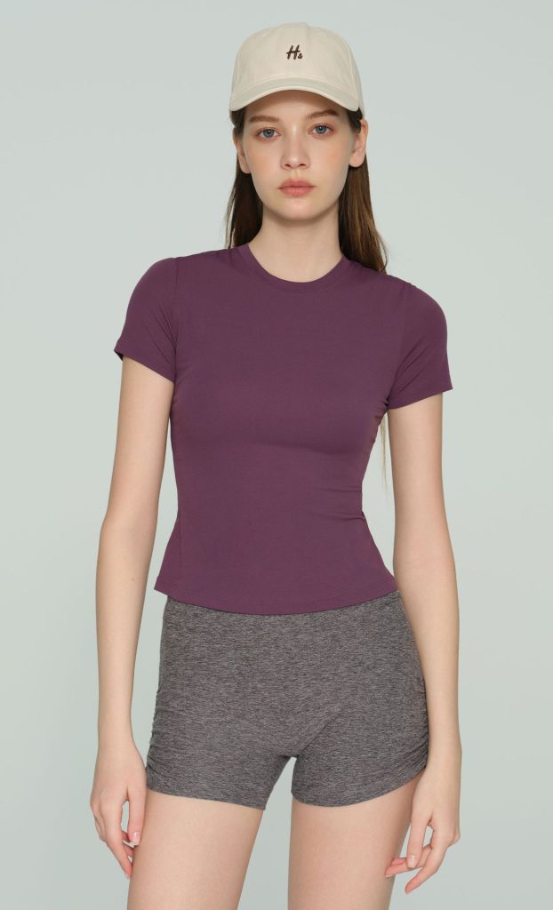 Premium Women's Slim Fit Yoga T-Shirt for Wholesale Activewear