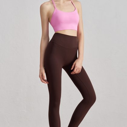 Women's Yoga Sports Bra Tank Top – Bare Feel Racerback Pilates Workout Top Wholesale