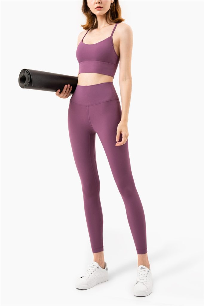 Women's Yoga Sports Bra Tank Top – Bare Feel Racerback Pilates Workout Top Wholesale